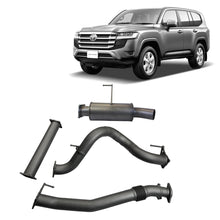 Load image into Gallery viewer, 3.5&quot; DPF Back Exhaust for Toyota Landcruiser 300 Series Wagon / SUV with Muffler
