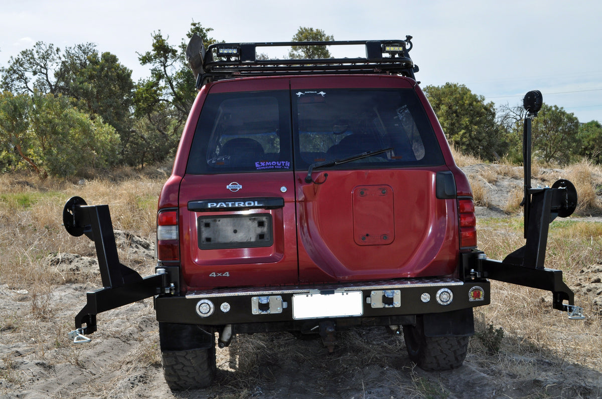 GU Patrol Rear Bar | Nissan Patrol (2004-2015) GU Series 1-4 Rear Bar ...
