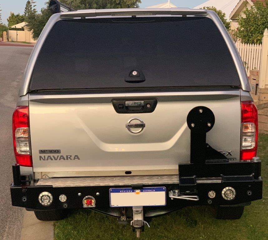 Nissan Navara (2015-2025) NP300 Well Body Outback Accessories Rear Bar (SKU: TWCNAV4)