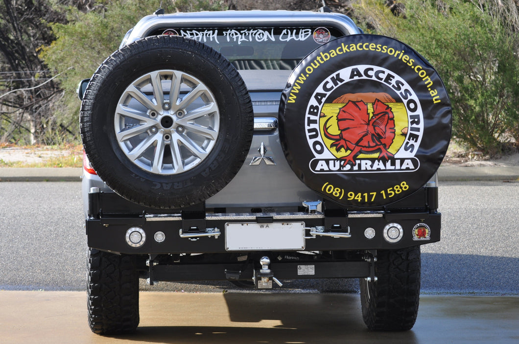 Mitsubishi Triton (2015 -2018) MQ 2WD & 4WD Outback Accessories Rear Bar (SKU: TWCTMQ)