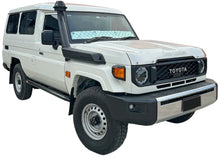 Load image into Gallery viewer, Toyota Landcruiser 78 Series (2016-2025) Troop carrier (FLAT) Phat Bars Rock Sliders/Side Steps – Powdercoated

