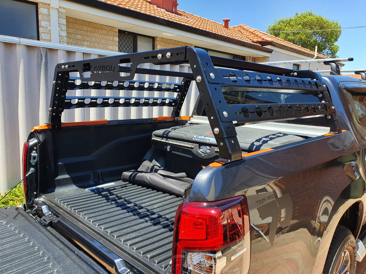 Mitsubishi Triton (2015-2020) OzRoo Tub Rack - Half Height & Full Heig ...