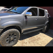 Load image into Gallery viewer, Toyota Hilux Rock Sliders - (2005-15) KUN High Tensile Steel 4x4 Side Steps
