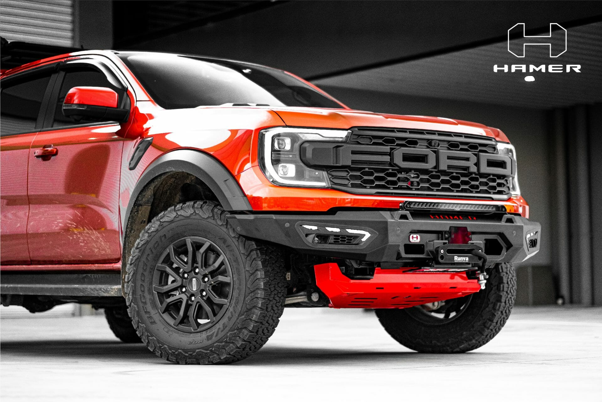 Loaded Ranger Raptor Ford Ranger (2022-2026) Raptor Hamer 4x4 Atlas series Bull bar – Canyon ...