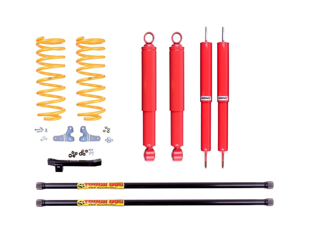 Toyota Landcruiser (1990-2007) 100 series IFS Series 50mm suspension lift kit - Koni Raid