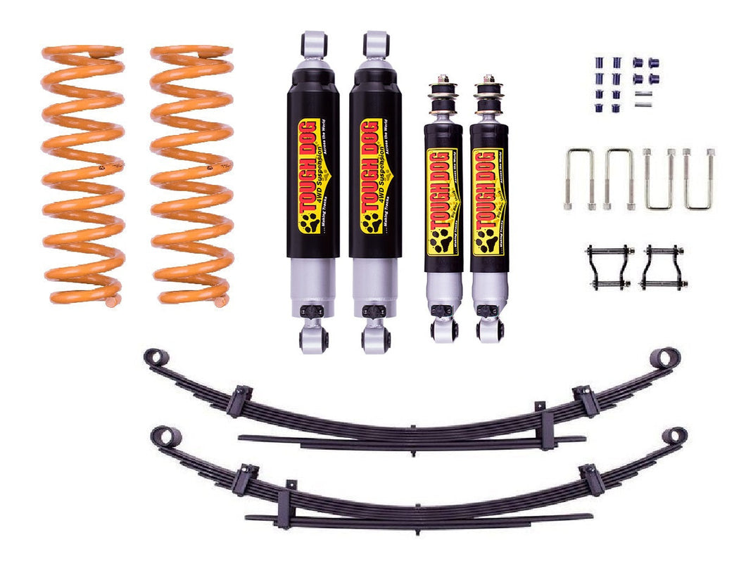 Toyota Landcruiser (1999-2024) 78/79 Series Single cab  50mm suspension lift kit - Tough Dog Adjustable 45mm BMX