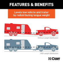 Load image into Gallery viewer, CURT TruTrack™ 4P Weight Distribution Hitch with 4x Sway Control (800lb)
