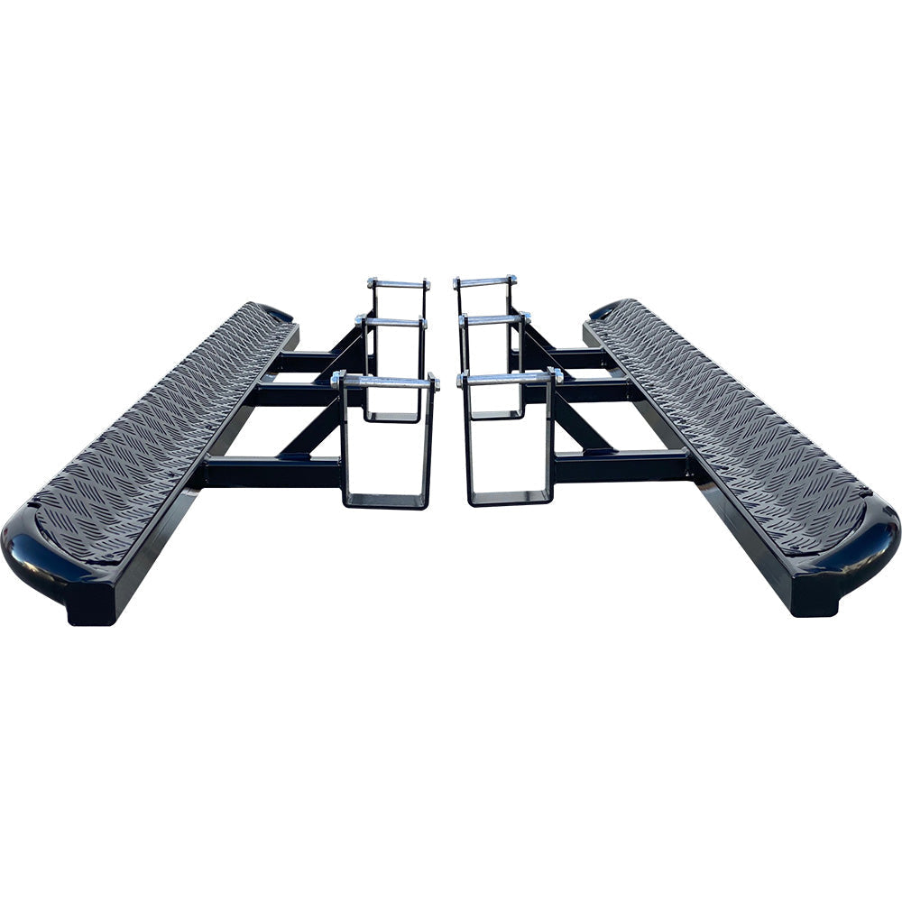 Isuzu D-Max (2021-2025) (ANGLED) Phat Bars Rock Sliders/Side
