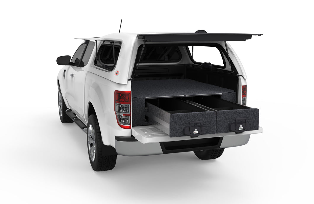 Ford Ranger (2011-2015) PXI 4WD Interiors Fixed Floor Drawers Super Cab/extra Cab