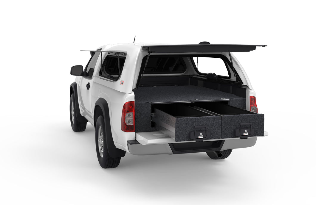 Holden Rodeo (2002-2012) 4WD Interiors Fixed Floor Drawers Single Cab