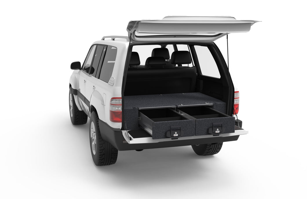 Toyota Landcruiser 200 Series (2007-2021) Sahara 4WD Interiors Dual Roller Floor Drawers Wagon