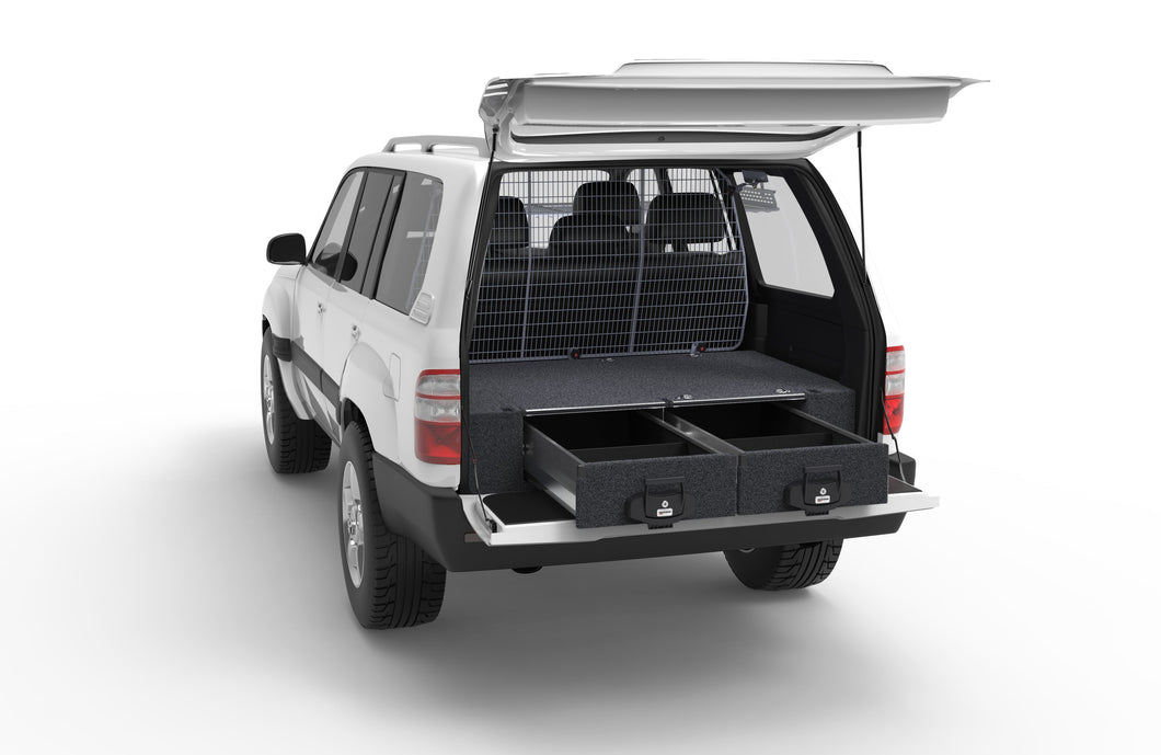 Toyota Landcruiser 200 Series (2007-2021) Sahara 4WD Interiors Single Roller Floor Drawers Wagon