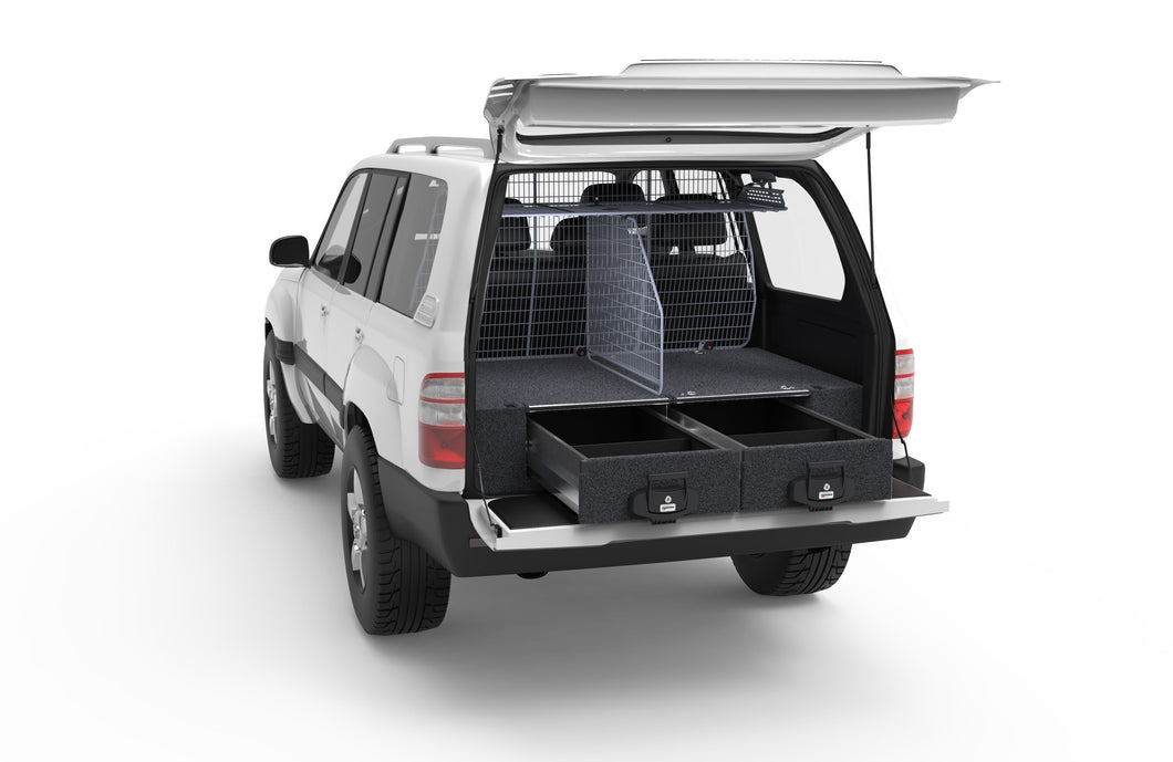 Toyota Landcruiser 100 Series (1998-2002) Standard 4WD Interiors Fixed Floor Drawers Wagon