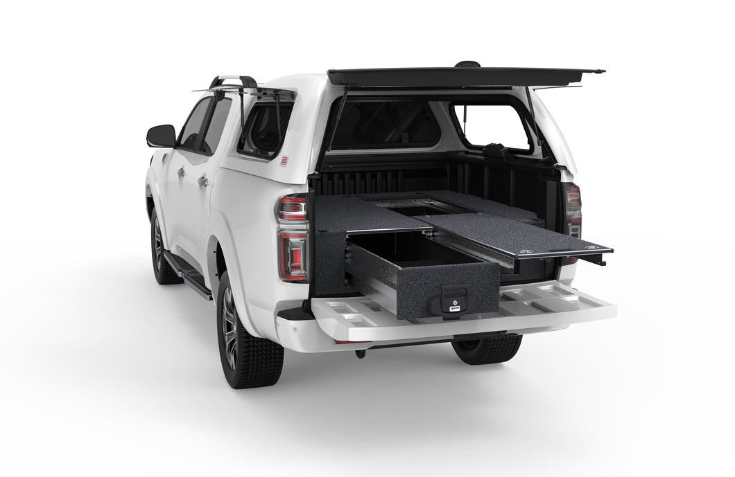 Great Wall Cannon (2022-2025) 4WD Interiors Single Roller Floor Drawers Dual Cab