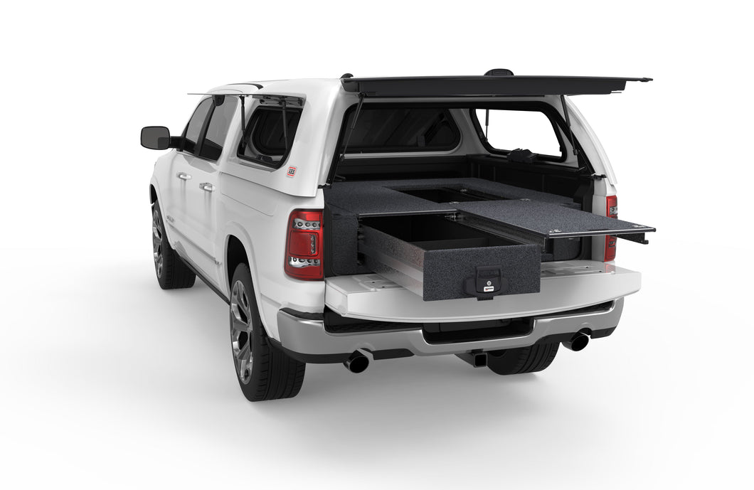 Ram 1500 (2020-2025) With Ram-Box 4WD Interiors Single Roller Floor Drawers