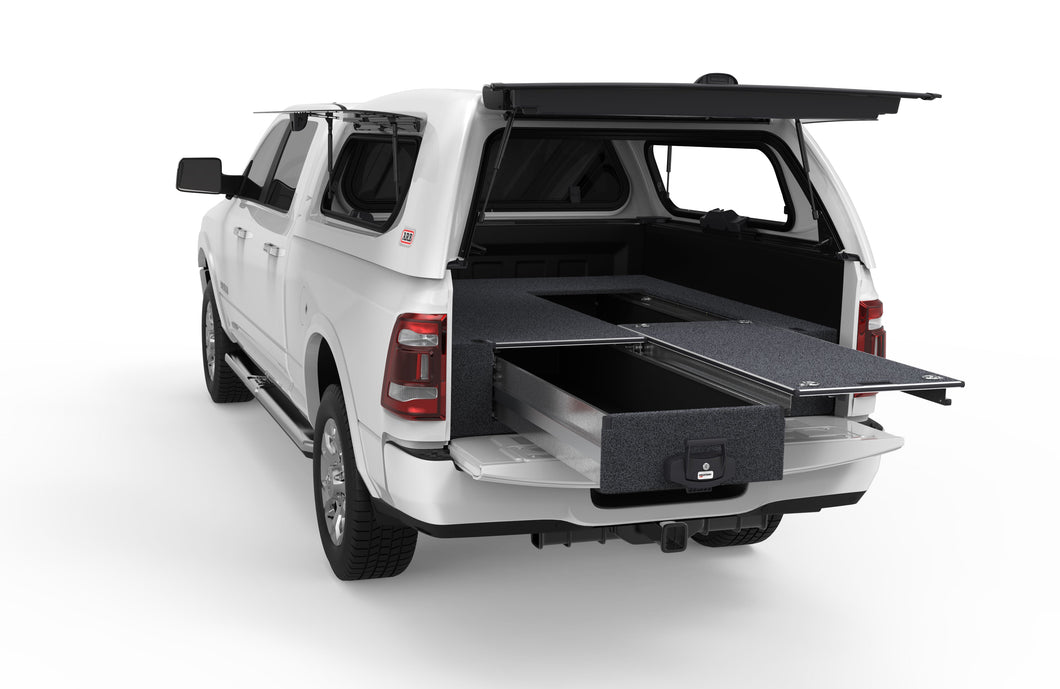 Ram 1500 (2020-2025) 2500 4WD Interiors Single Roller Floor Drawers Laramie Crew Cab