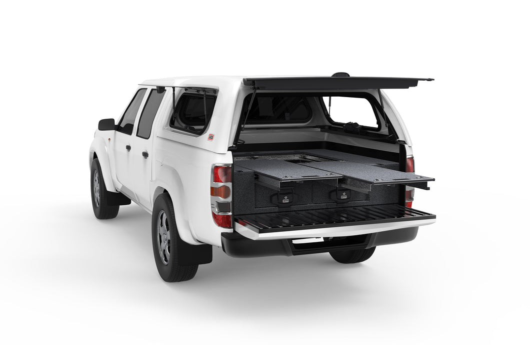 Mazda BT-50 (2007-2011) 4WD Interiors Dual Roller Floor Drawers Dual Cab