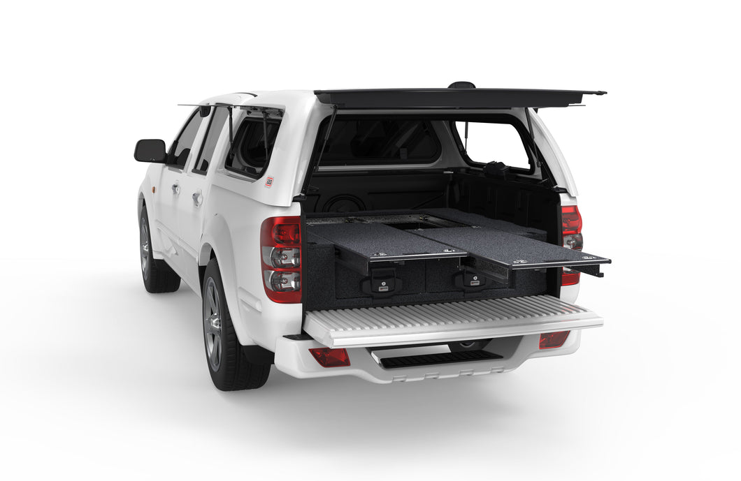 Great Wall V240 (2010-2012) 4WD Interiors Dual Roller Floor Drawers Dual Cab