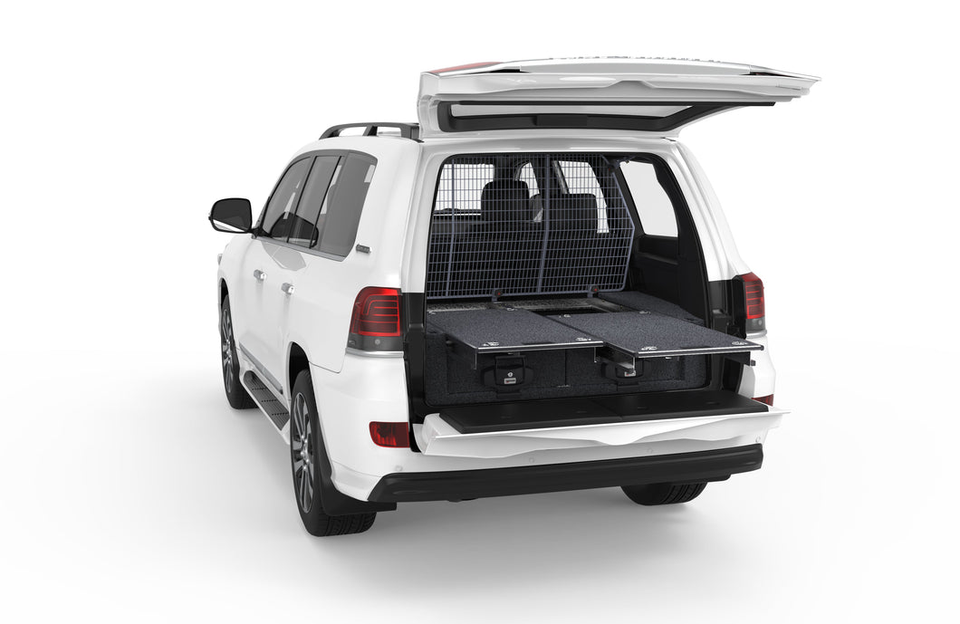 Toyota Landcruiser 200 Series (2012-2021) GX 4WD Interiors Dual Roller Floor Drawers Wagon