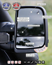 Load image into Gallery viewer, Toyota Prado 120 Series (2002-2009) Clearview Towing Mirrors
