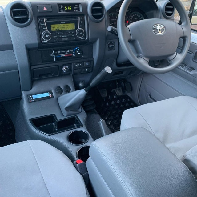 Toyota Landcruiser (2009-2015) 79 Series Single Cab FULL Length Floor Console - Design 10 - Department of Interior