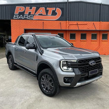 Load image into Gallery viewer, Ford Ranger (2022-2024) NEXT GEN (ANGLED) Phat Bars Rock Sliders/Side Steps – Powdercoated
