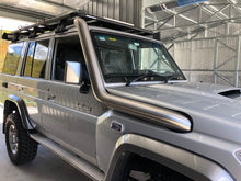 Load image into Gallery viewer, Toyota Landcruiser 76 Series (2007-2024) VDJ Phat Bars 4&quot; Stainless Snorkel
