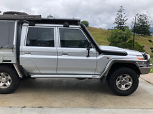 Load image into Gallery viewer, Toyota Landcruiser 76 Series (2007-2024) VDJ Phat Bars 4&quot; Stainless Snorkel
