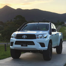 Load image into Gallery viewer, Toyota Hilux (2015-2024) N80 GUN Phat Bars 4&quot; Twin Stainless Snorkels
