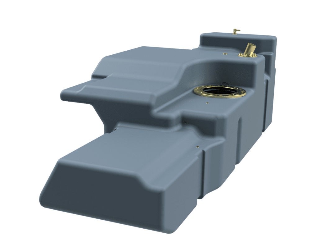 Isuzu D-Max (2020-2025) 140Lt POLY Brown Davis Replacement Fuel Tank (SKU: PT-ISD20)