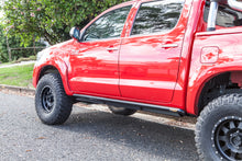 Load image into Gallery viewer, Toyota Hilux (2005-2015) N70 KUN (ANGLED) Phat Bars Rock Sliders/Side Steps – Powdercoated
