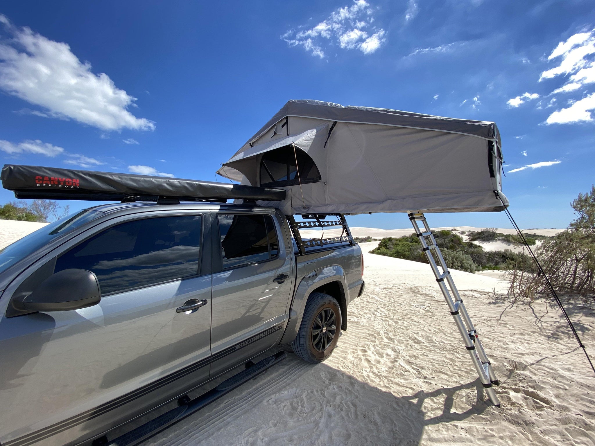 two person roof top tent Canyon Off-Road 2 Person Roof Top Tent (SOFT SHELL LONG STYLE) (SKU: C