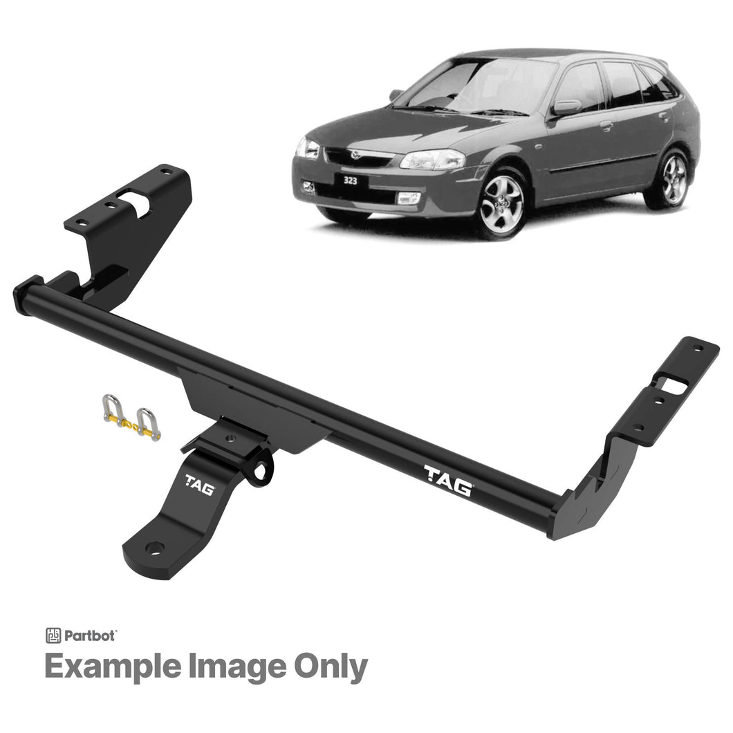 TAG Standard Duty Towbar for Mazda 323 (1989 - 06/1994), 323 Astina (08/1989 - 06/1994), Mazda 323 (08/1989 - 1998), 323 Protegé (07/1994 - 09/1998)