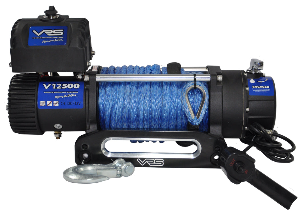 VRS WINCH with Synthetic Rope (12,500LBS) (SKU: V12500S)