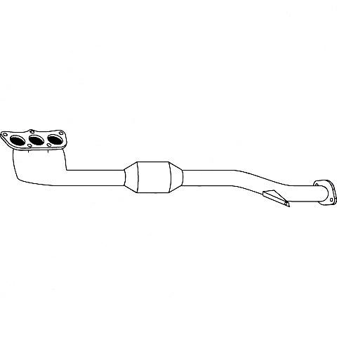 Redback Enviro Catalytic Converter for Subaru Liberty (08/2004 - on)