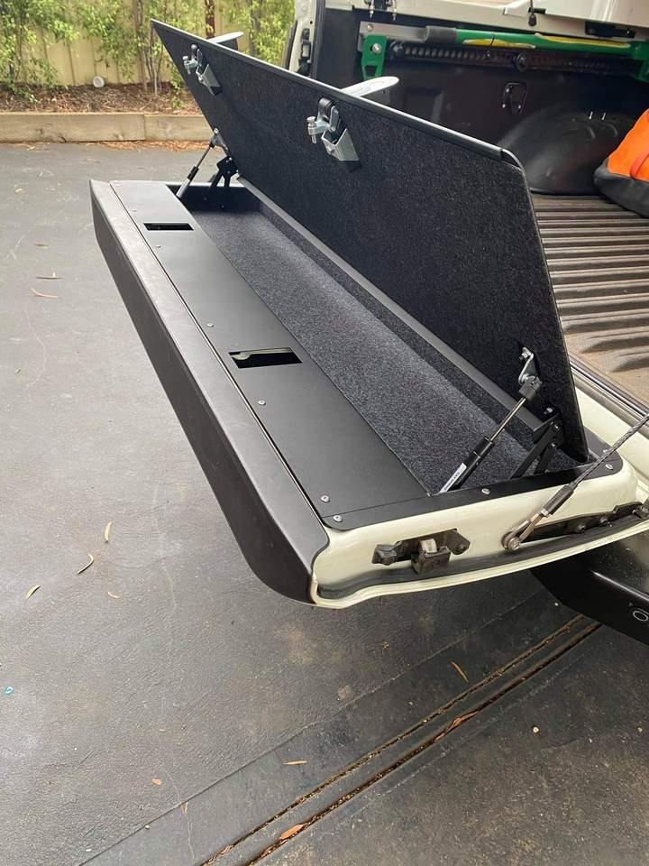 Nissan Navara D23 NP300 Tailgate Storage (SKU: HFD23TS) - Canyon Off-Road