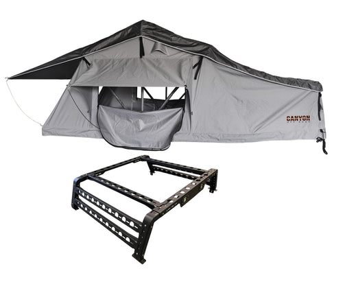 Roof Top Tent Package - 2 Person LONG STYLE Soft Shell Tent - Canyon Off-Road